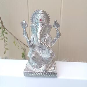 Lord Alluminium Idol Hindu Good Luck God Statue